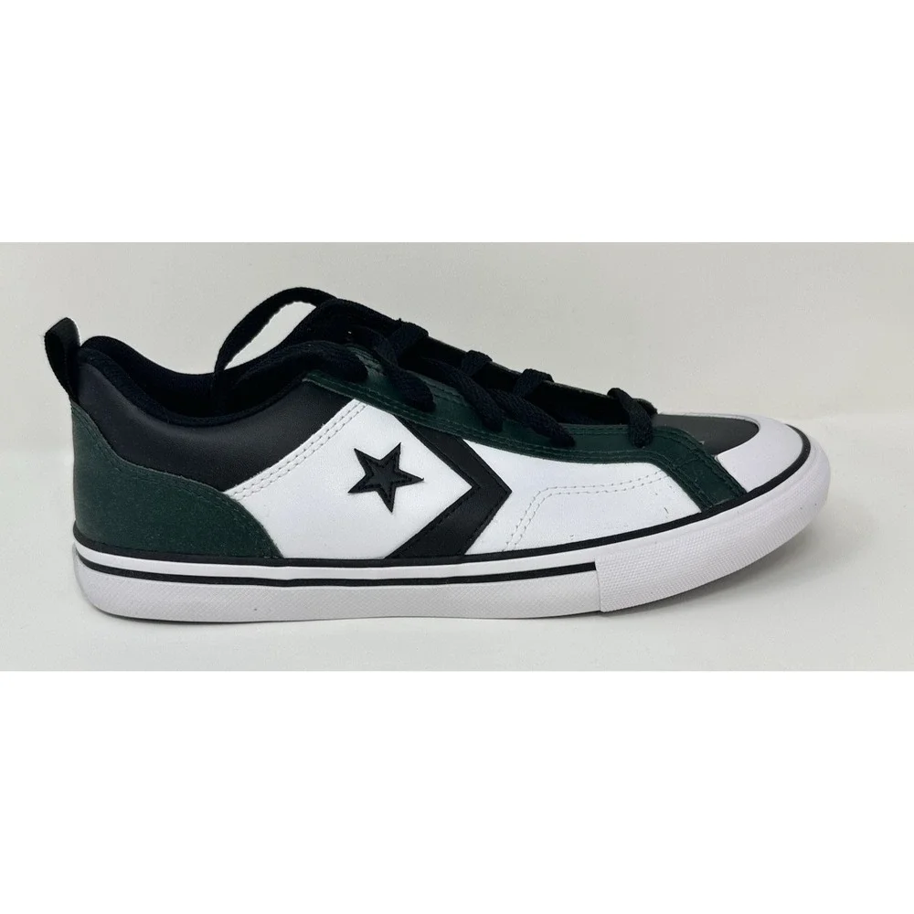 Converse Pro Blaze Ox Shoes Kids Size 6 Green Envy Black White Low Sneakers NIB